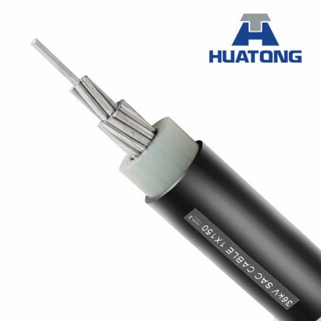 
                                 ABC-kabel XLPE-Isolatie HDPE-Mantel/mantel Sac enkele aluminium kabel                            