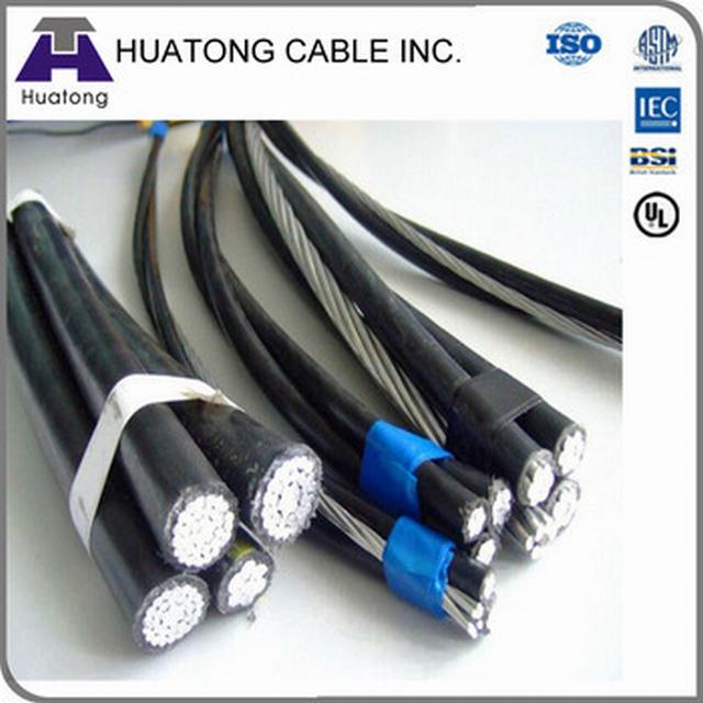 Aluminium Core Two Phase Cable with 0.6/1kv Duplex Service Drop ABC