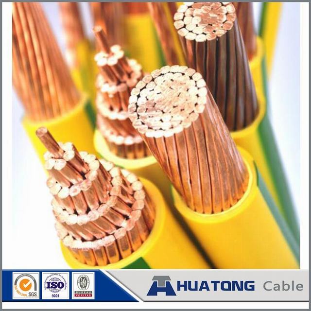 
                                 Fabricante China 1.5mm núcleo de cobre aislados con PVC, único sólido cable eléctrico                            