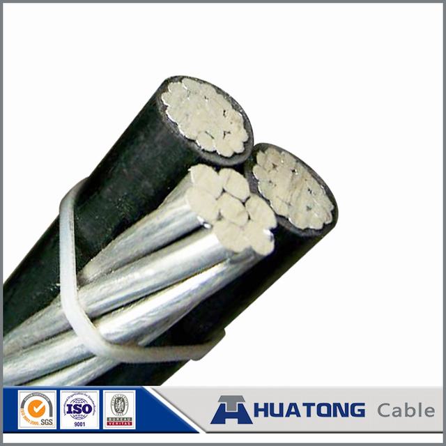
                                 Câble de descente service duplex /offre groupée de l'antenne câble conducteur ACSR (Aluminium renforcé en acier)                            