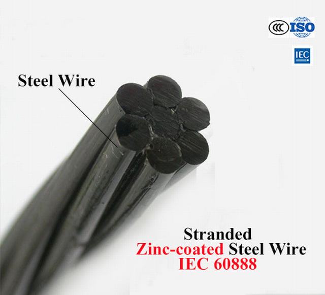 Stranded Zinc Coated Steel Wire Guy Wire, Stay Wire Gsw