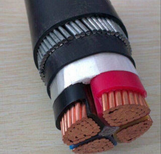
                                 Yjv32/Cu/XLPE SWA PVC/PVC/0.6/1kv de cable de alimentación                            