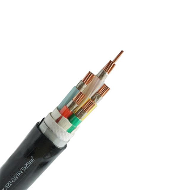 
                                 0.6/1kv Yjv Metro cable de alimentación de armadura de alambre de acero                            