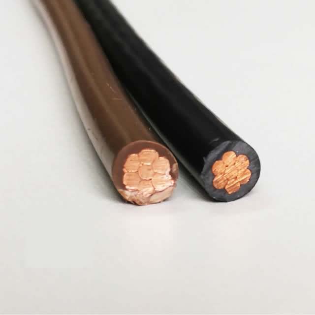 1/0AWG 1AWG 2AWG Thw TW PVC Electric Cable UL-Copper