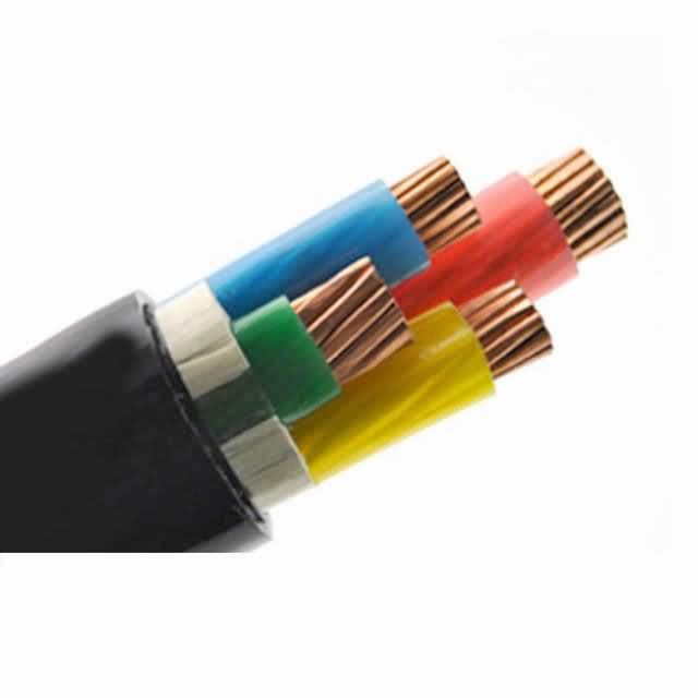  1kv 4 núcleos de 25mm2 de 35mm2, Conductor de cobre cubierta de PVC de aislamiento XLPE Cable Cvv
