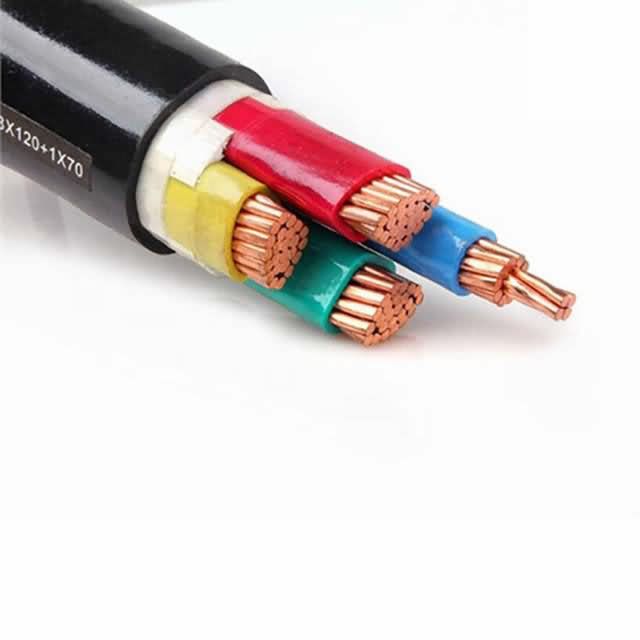  1 кв 4 ядер 50мм2 70мм2 медного провода изоляции XLPE ПВХ оболочки кабеля Cvv