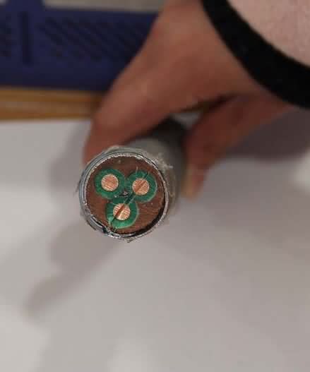  3*10mm ronda enfundado NBR blindado sumergible eléctrica Cable de alimentación de la bomba de aceite