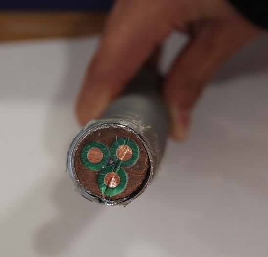  3*10мм меди ОРЭД изолированный провод внутреннюю оболочку кабеля для электрического погружение масляного насоса