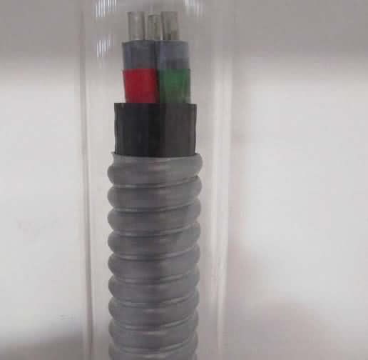  3kv NBR stak 3*16mm Met elkaar verbindende Gepantserde Kabel voor de Elektrische Pomp Met duikvermogen van de Olie in de schede