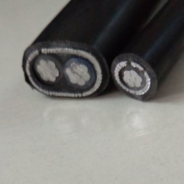  600V алюминиевого сплава/медного провода XLPE изоляцией концентрические кабель 2X8AWG+8AWG