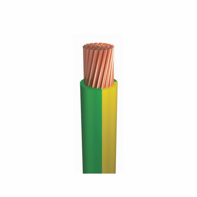 6mm Flexible Copper PVC Green and Yellow Electircal Earth Ground Wire Cable