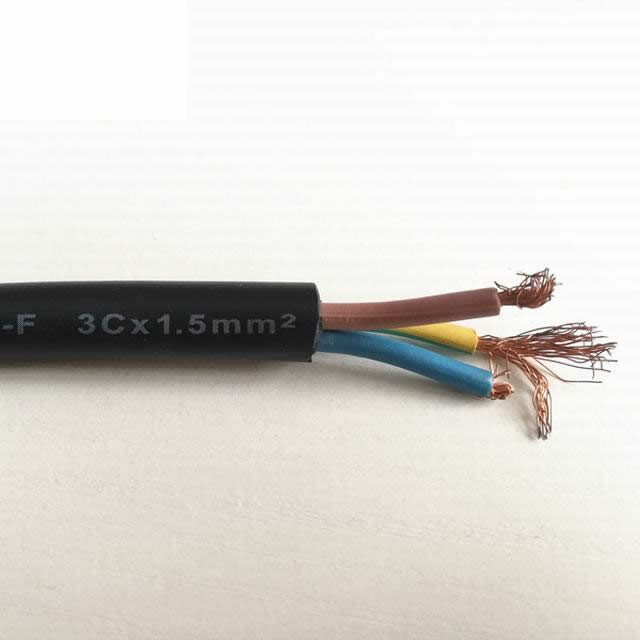  O PVC flexível com isolamento de borracha do fio elétrico com alta qualidade