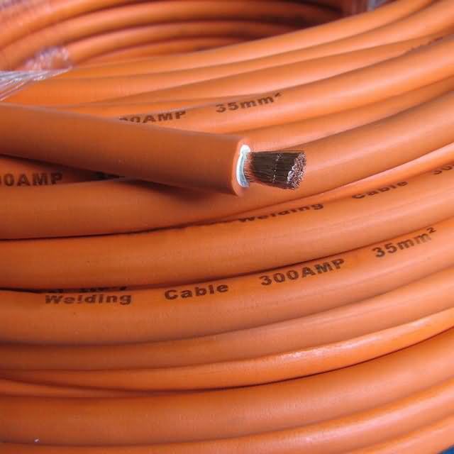  De hete Kabel van het Lassen van het Koper van de Verkoop 70mm2 Oranje