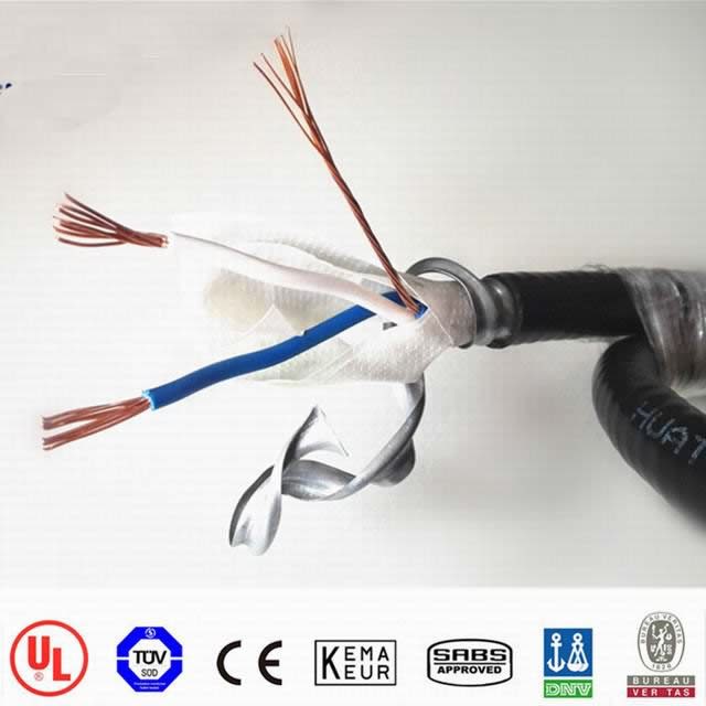  El conductor de varios cables de control de baja tensión Teck90 600 V (cable 14 AWG, 12 AWG, 10 AWG) homologación UL