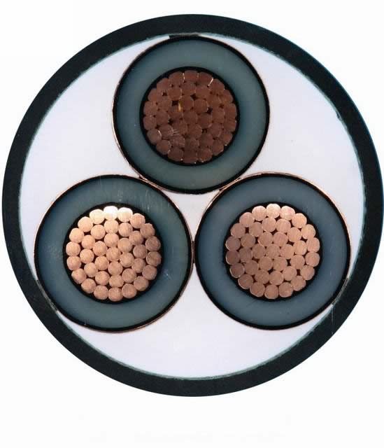 Mv Cable Electric Cable Used Under Ground, XLPE Insulated Copper Power Cable