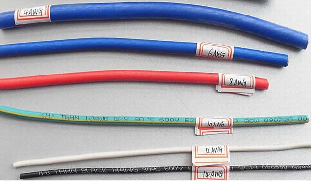  Cable de cobre flexible de PVC de la construcción de cables