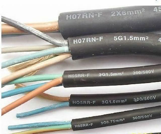  Cable flexible de goma suave de experimentados fabricante H07RN-F