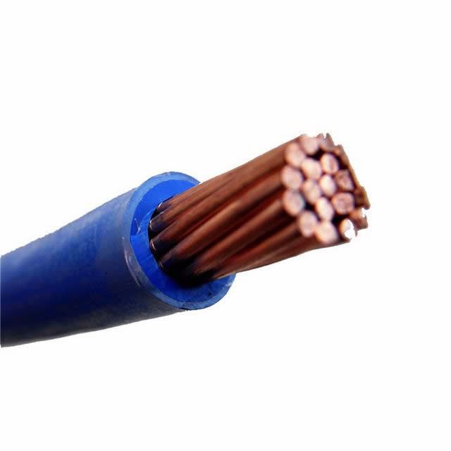  Cable Thhn aislamiento de PVC 14AWG 12AWG 10 AWG alambre eléctrico conductor trenzado de cobre