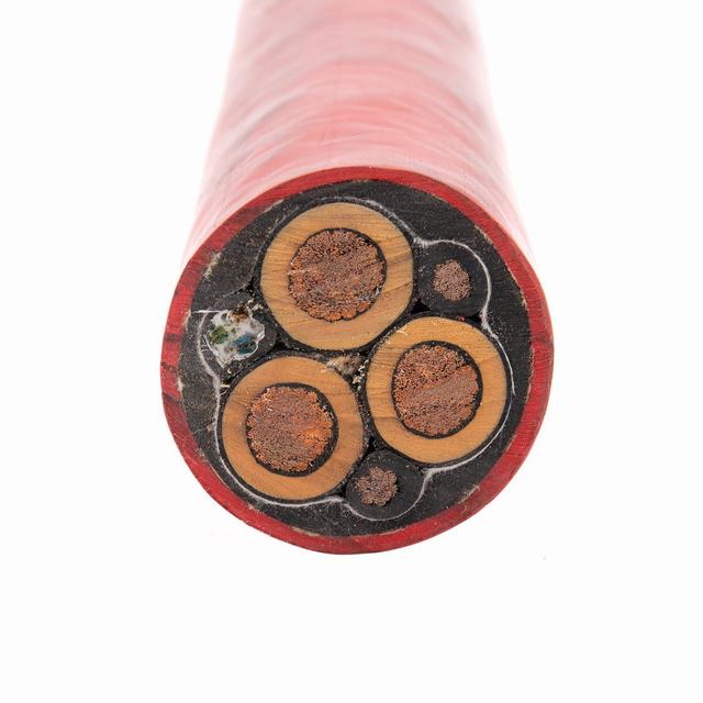Type61 640/1100V Rubber Power Cable Tinned Copper Conductor Epr Insulation CPE Sheath Mining Flexible Cable Fire Resistance Oil Resistance Water Resistance