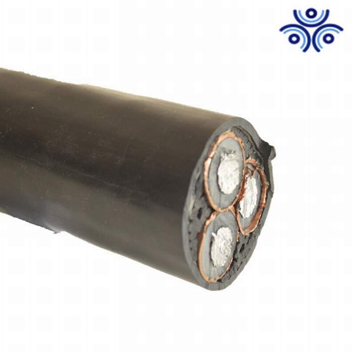 
                                 Aislamiento XLPE subterráneas de cables de cobre y aluminio de 12/20kv Precio Cable de alimentación                            