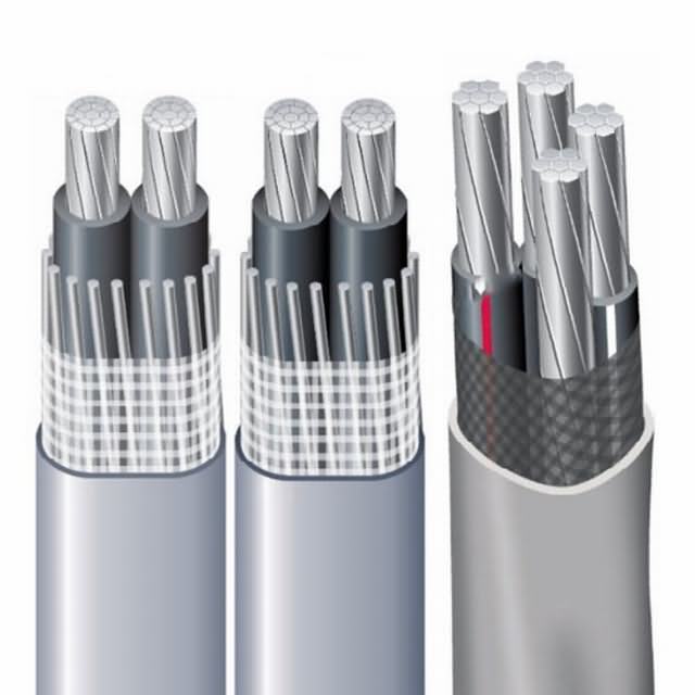  XL-Tiefbausekundärkabel-Typ Useb-90, 600 V, Aluminiumleiter, XLPE Isolierung, Gesamt-Belüftung-Umhüllung