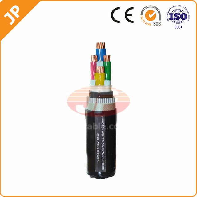  0.6/1kv Conductor de cobre de baja tensión del cable de PVC