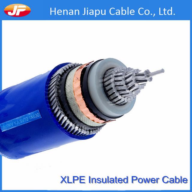  19/33kv XLPE Insluated y cable de alimentación de armadura de alambre de acero