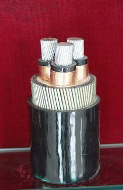  33kv isolation de base en aluminium en polyéthylène réticulé (YJLV Unarmoured Câble d'alimentation)