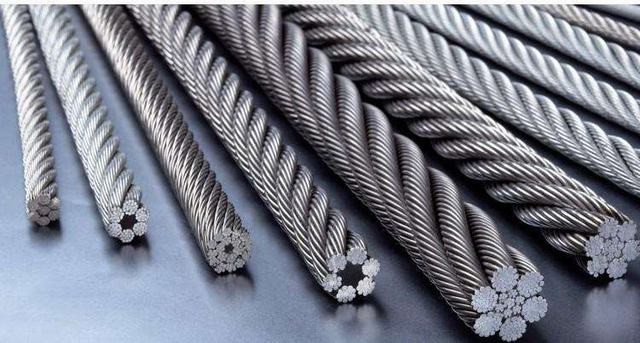  6*19iws ASTM Ascensor hilos de acero, Cable de acero galvanizado