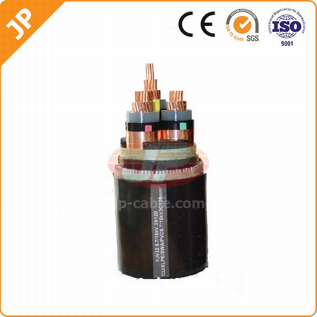  Câble de cuivre avec gaine en PVC avec isolation XLPE fabriqués en Chine