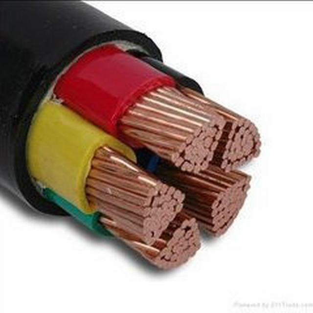  Conductor de cobre recubierto de PVC aislante XLPE Cable de alimentación eléctrica blindada