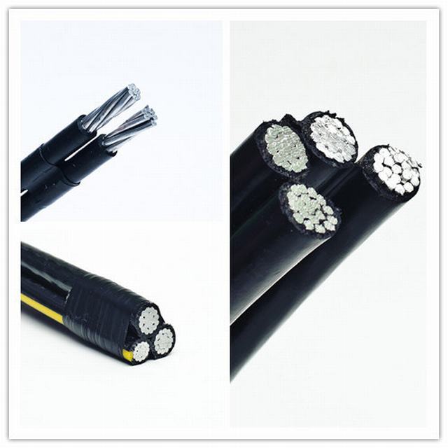 0.6/1kv XLPE Insulated Quadruplex Service Drop Conductor Aluminum Cable