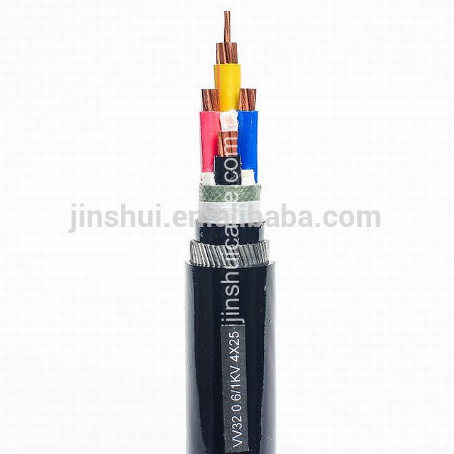 
                                 Isolation du câble à 4 coeurs LV PVC ou le câble d'alimentation en polyéthylène réticulé                            