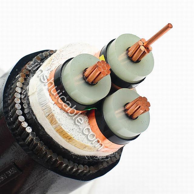 8.7/15kv XLPE Insulation Medium Voltage Armored Power Cable