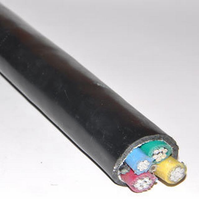  Câble d'alimentation en PVC de conducteur en aluminium