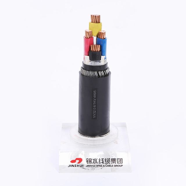 
                                 Retardateur de flamme puissance électrique basse tension de câble câble conducteur de cuivre isolés en PVC 4 Core 25mm                            