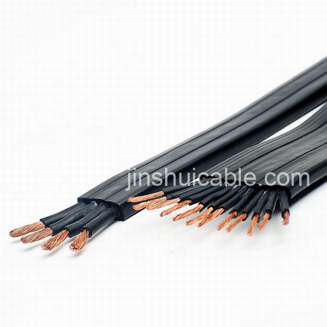  Câble d'alimentation basse tension du câble de cuivre flexibles en caoutchouc