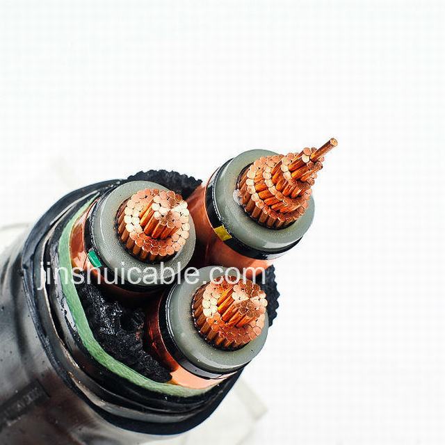  Un único núcleo de media tensión del cable de alimentación de cobre con aislamiento XLPE