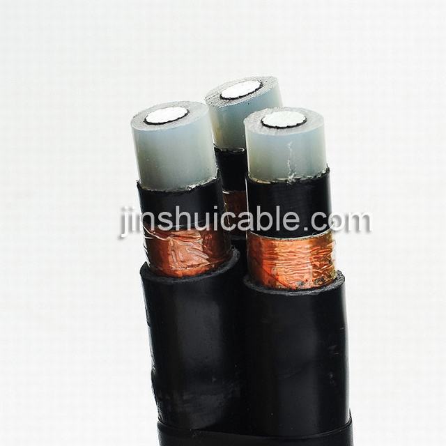 Middle Voltage High Voltage Cable Aluminum/XLPE/Cws/PVC XLPE Cable 240mm2