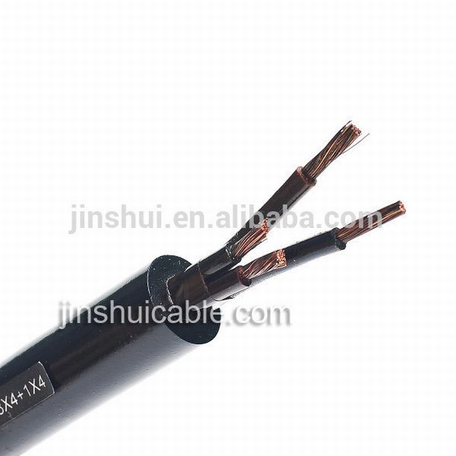  Conducteur en cuivre multi-coeurs isolés de PVC Câble d'alimentation