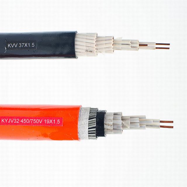  Multicore Kabel van de Controle van de Draad van het Koper (KVV KVVP KVVR KVVRP KYJV)