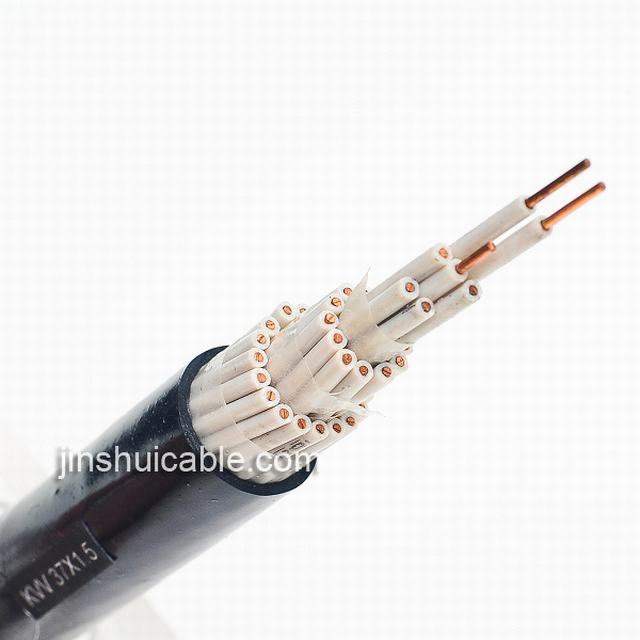  Aislamiento de PVC resistente al fuego de la grúa de cable, cable de control, cables de 4 núcleos