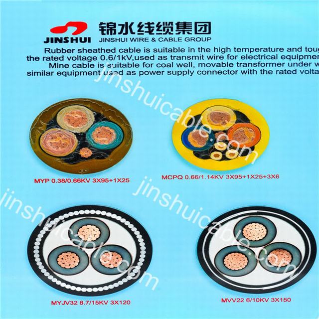 Rubber Sheath Cable for Underground
