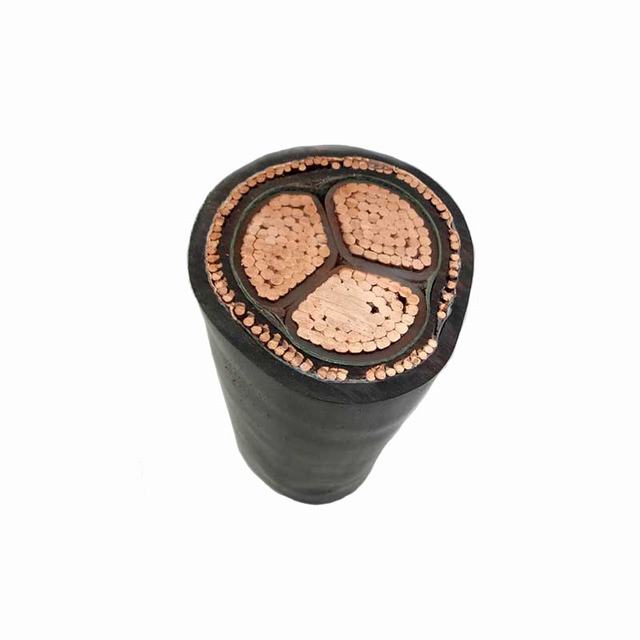  0.6/1kv circulaire en cuivre en fil de cuivre en polyéthylène réticulé compactée Câble d'alimentation blindés