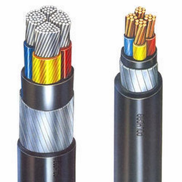  Type de kv 0.6/1MV PVC/swa/PVC à 4 coeurs de 2,5 mm Câble d'alimentation en cuivre avec des blindés