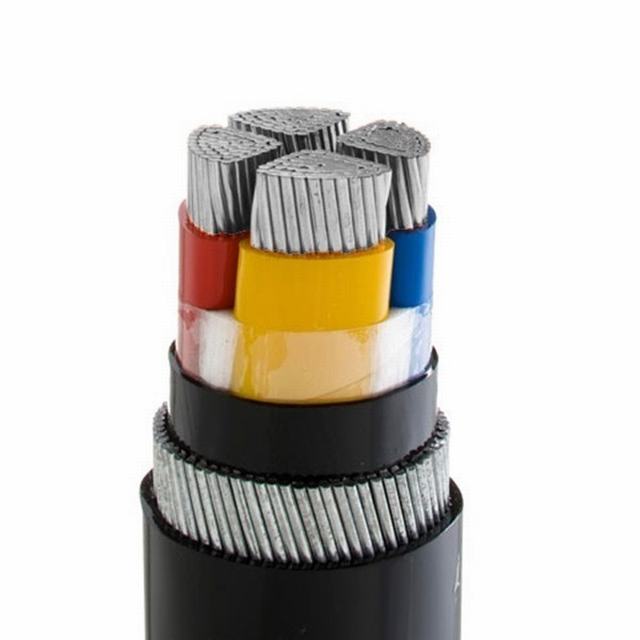  120мм 4core алюминиевых XLPE изоляцией ава бронированных кабель питания