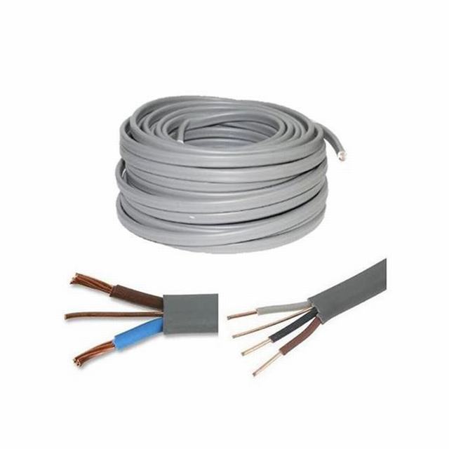 flach Draht-elektrisches kabel des Zwilling-2X1.5+E und der Masse