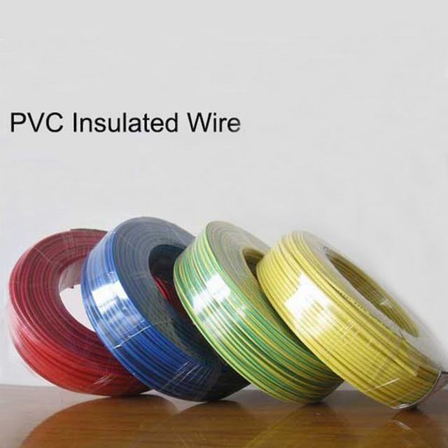  450/750V El cable eléctrico conductor de cobre aislados con PVC, Funda de PVC Cable