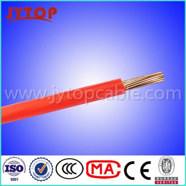  450/750V Cable Eléctrico recubierto de PVC, la construcción de alambre con certificado CE