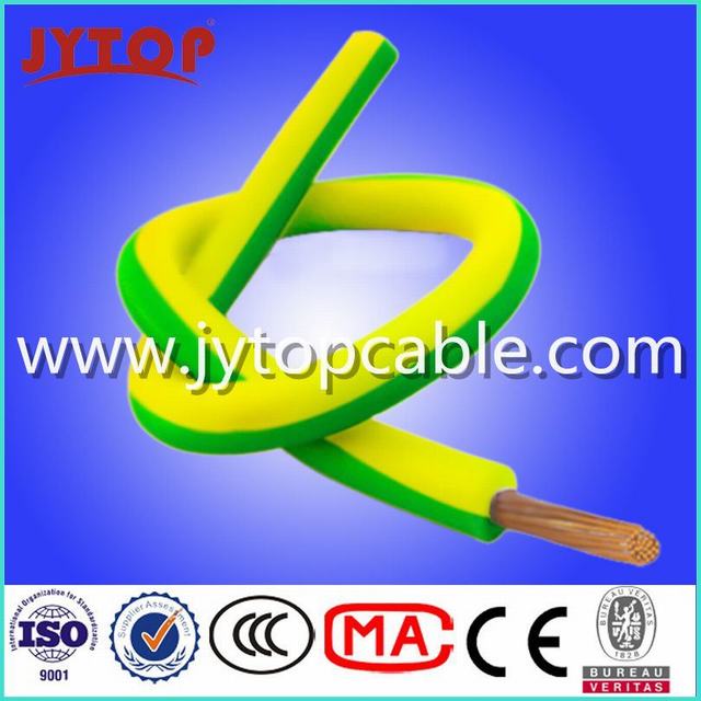  450/750V isolés en PVC avec du fil électrique gainé PVC conducteur souple